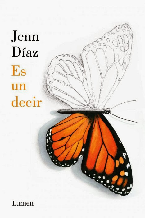 Cubierta de la novela "Es un decir", de Jenn Diaz.